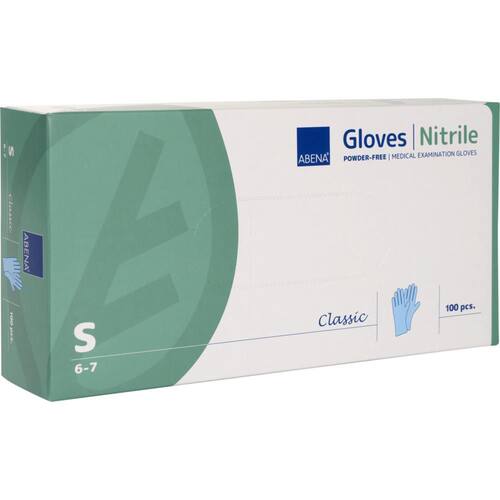 ABENA Nitrilhandske Classic puderfri S produktfoto Secondary1 L