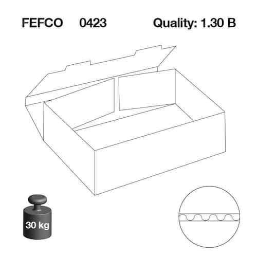 Pressel Jumbo-Box, Lagerkiste, Aufbewahrungskarton, Blau, 600x370x320mm, 10 Stück Artikelbild Secondary2 L