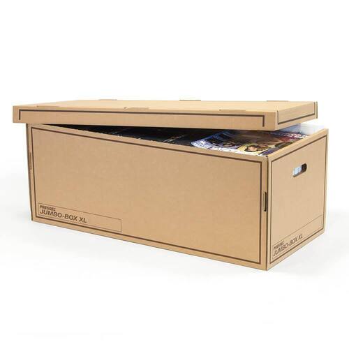 Pressel Jumbo-Box, Lagerkiste, Aufbewahrungskarton, Natur XL, 818x370x320mm, 10 Stück Artikelbild Secondary1 L