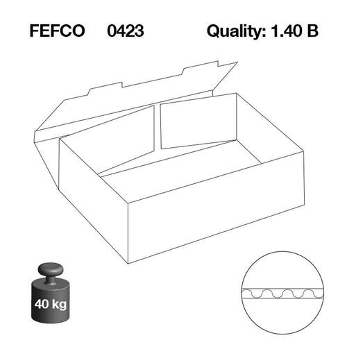 Pressel Jumbo-Box, Lagerkiste, Aufbewahrungskarton, Natur XL, 818x370x320mm, 10 Stück Artikelbild Secondary3 L