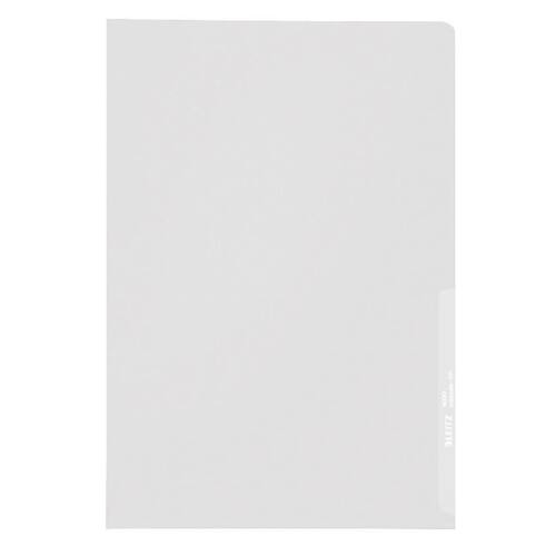 Leitz Sichthülle, Prospekthülle, Klarsichtfolie, A4, PP-Folie, oben offen, 0,17mm, angeraut, transparent, 100 Stück Artikelbild