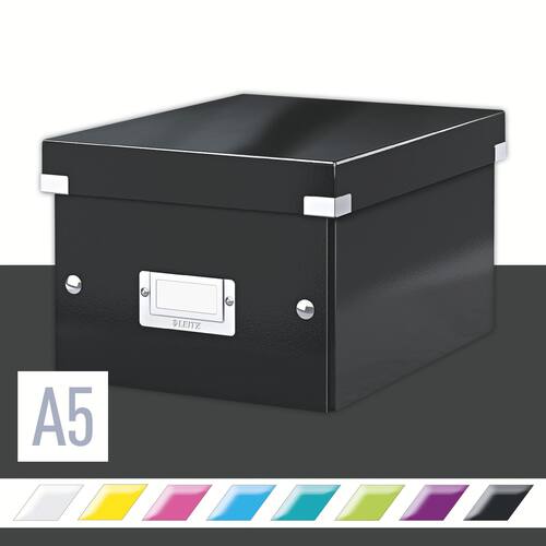 Leitz Click & Store Ablage- und Transportbox, A5, schwarz, 1 Stück Artikelbild Secondary4 L