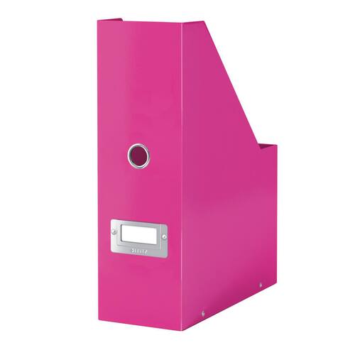Leitz Stehsammler Click & Store WOW, Hartpappe, Einsteckrückenschild, mit Griffloch, A4, 103x253x330mm, pink, 1 Stück Artikelbild Secondary3 L