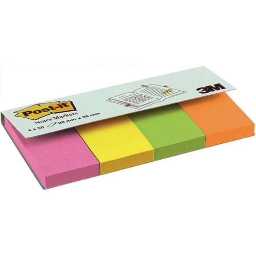 Post-it® Page Marker im Etui neonfarben sortiert, 1 Packung Artikelbild Secondary1 L