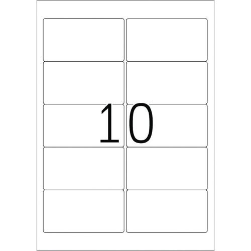 Herma Adressetiketten Movables, wiederablösbar, A4, weiß, 96x50,8mm, 1000 Stück Artikelbild Secondary2 L