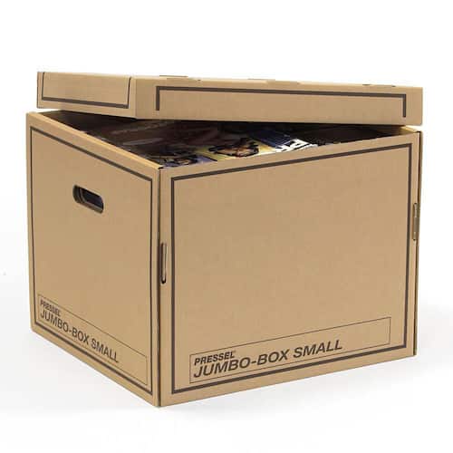 Pressel Jumbo-Box, Lagerkiste, Aufbewahrungskarton, Natur Small, 391x370x320 mm, 10 Stk Artikelbild Secondary1 L