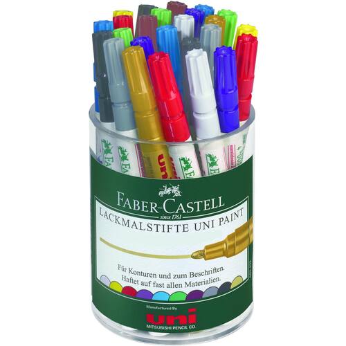 Uni Lackmarker, PX-20, Rundspitze, 2 - 3 mm, schwarz Artikelbild Secondary1 L