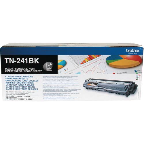 Brother Original Toner, TN-241BK, schwarz, 2.500 Seiten, 1 Stück Artikelbild Secondary1 L