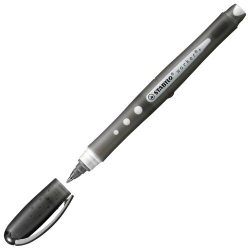 STABILO Rollerball worker + colorful, schwarz, 0,5mm, 1 Stück Artikelbild
