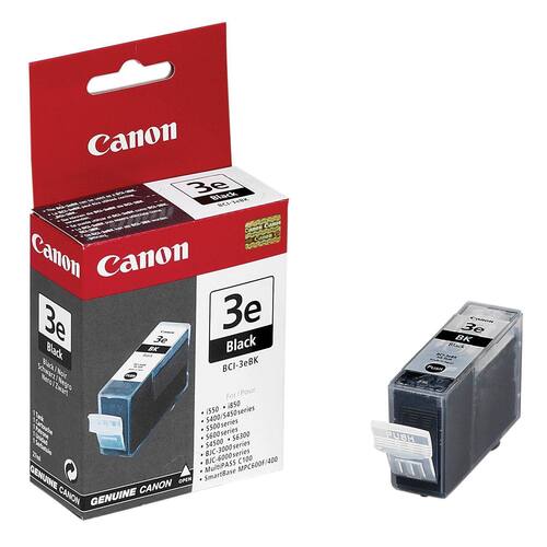 Canon Original Tintenpatrone BCI-3eBK, Schwarz Artikelbild