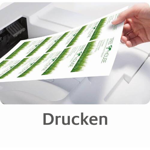Avery Visitenkarten Premium Quick&Clean™ 85x54mm, 220g, satiniert, weiß, 10 Karten pro Blatt, 25 Blatt Artikelbild Secondary3 L
