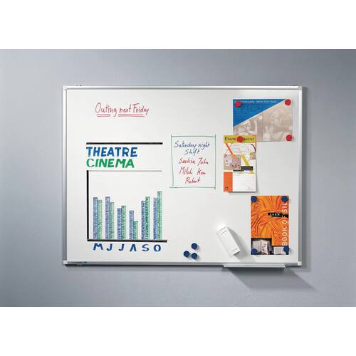 Legamaster Whiteboard PREMIUM PLUS, Schreibtafel, emailliert, magnetisch, 60x90cm, weiß, 1 Stück Artikelbild Secondary1 L
