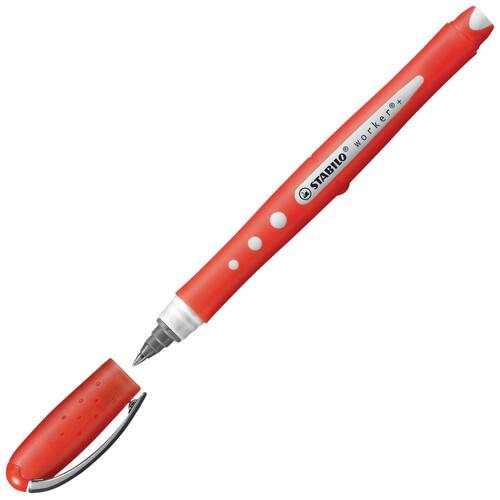 STABILO Rollerball worker + colorful, rot, 0,5mm, 1 Stück Artikelbild