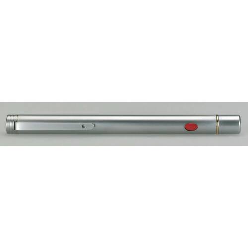 Legamaster Laserpointer LX 4, roter Laserpunkt, einstellbar in Punkt oder Pfeil, Metallgehäuse, Reichweite 100m, silber, 1 Stück Artikelbild