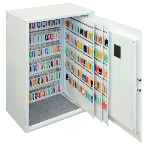 Phoenix Schlüsseltresor Cygnus, 700 Schlüssel, elektronisches Tastenschloss, 49 kg, 760x580x330mm, weiß, 1 Stück Artikelbild Secondary3 L