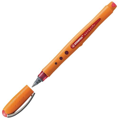 STABILO bionic® worker Tintenroller fein, Rot Artikelbild