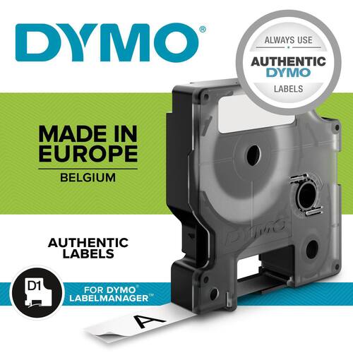 Dymo Schriftband, Transparent, Druck: Schwarz, 6 mm Artikelbild Secondary1 L