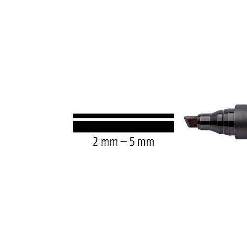 STAEDTLER Lumocolor Lumocolor Permanent-Marker, Keilspitze, Rot Artikelbild Secondary2 L