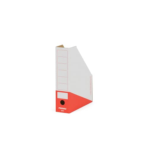 Pressel Magazine-Box, Weiß-Rot, 75 mm, A4, 20 Stück (vorher Art.Nr. 276103) Artikelbild Secondary1 L