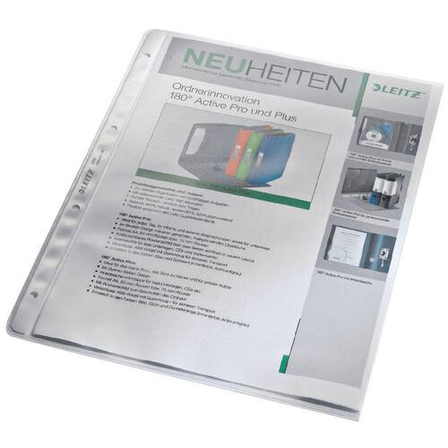 Leitz Prospekthülle, PP, A4, oben offen, transparent (100 Stück) Artikelbild Secondary3 L