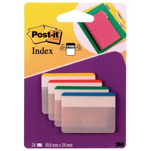Post-it® Index-Strong sortiert, Taben zum einkleben Artikelbild Secondary2 L