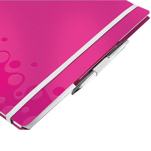 Leitz BeMobile Collegeblock WOW, A4, kariert, pink metallic, PP-Einband, 1 Stück Artikelbild Secondary3 L