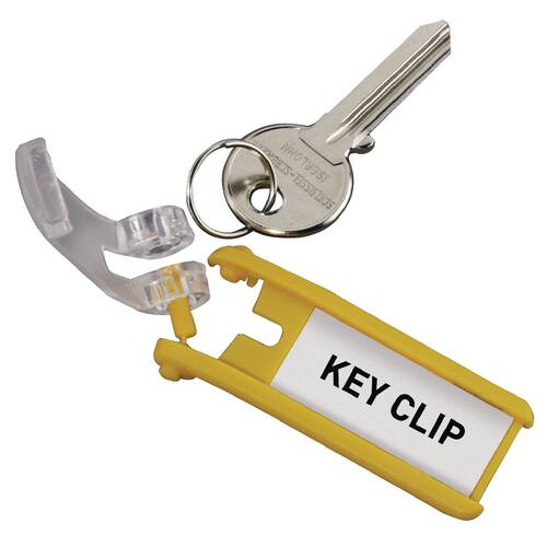 Durable Schlüsselanhänger KeyClip 1957, gelb, 6 Stück Artikelbild Secondary3 L
