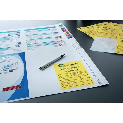 Herma Inkjet-,Laser- und Kopieretiketten, gelb, 210x297mm Artikelbild Secondary5 L