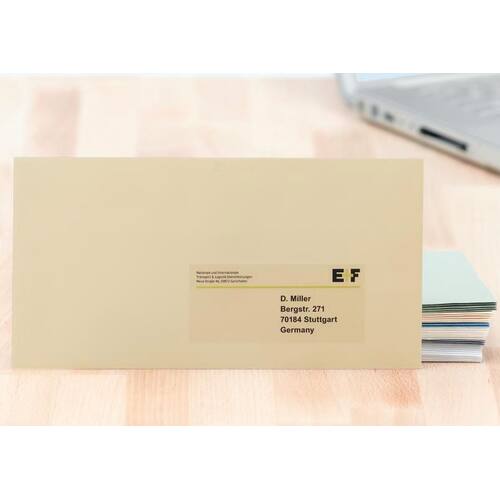 Herma Etiketten, transparent, 66x33,8mm, 600 Etiketten/Packung Artikelbild Secondary4 L