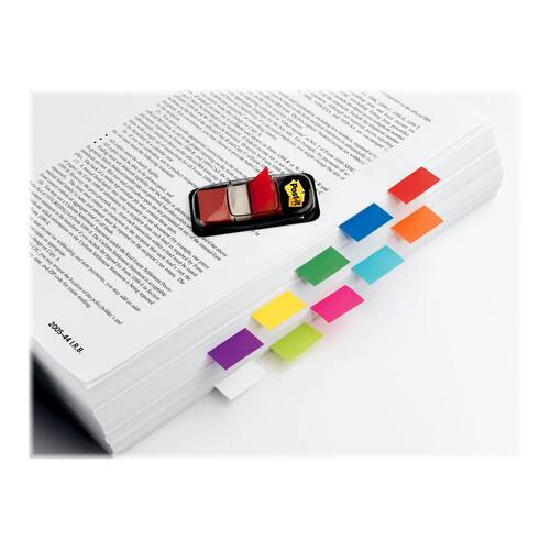 Post-it® Index-Haftstreifen 25,4x43,2 mm, Rot Artikelbild Secondary3 L