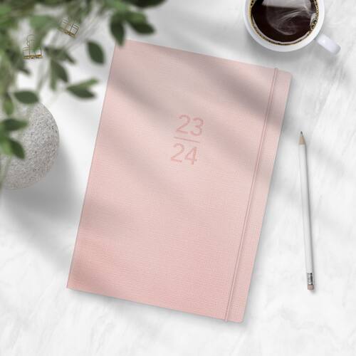 Studentkalender GRIEG A5 myk 23/24 rosa produktbilde Secondary2 L