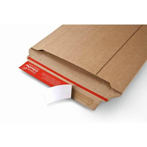 ColomPac Ordner-Versandverpackung mit doppeltem Verschluss, 320x290x-80mm, Braun, 20 Stück Artikelbild Secondary5 L
