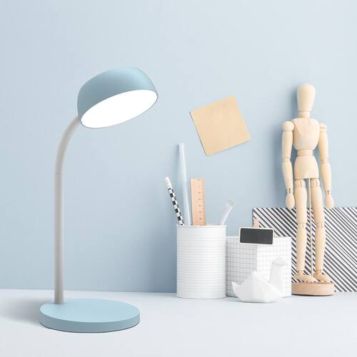 Unilux Skrivbordslampa UNILUX Tamy ljusblå produktfoto Secondary1 L