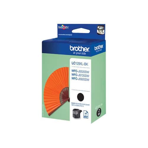 Brother Bläckpatron, LC129XL BK, LC-129XLBK, Innobella™, svart, singelförpackning, hög kapacitet produktfoto Secondary1 L