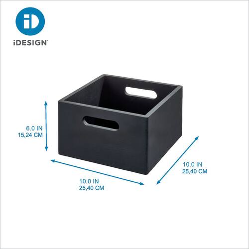 THE oppbevaringsboks 25x25 sort produktbilde Secondary2 L