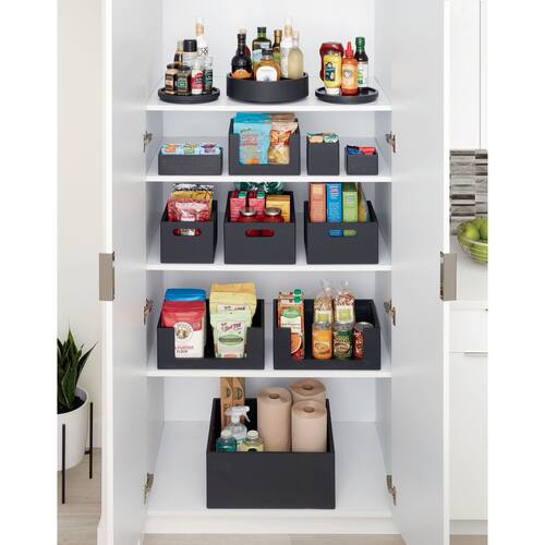 THE oppbevaringsboks 25x25 sort produktbilde Secondary3 L