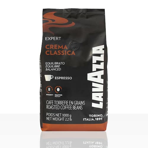 Lavazza Crema Classica Vending Kaffee, ganze Bohnen, koffeinhaltig, 1 kg, 1 Packung Artikelbild