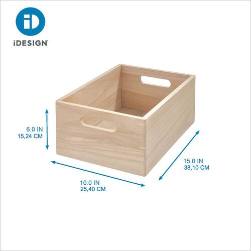 THE oppbevaringsboks L 25x38 trehvit produktbilde Secondary2 L