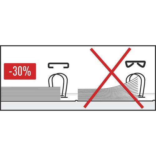Leitz Flachheftgerät 5505 Nexxt, Büroheftgerät, Schwarz Artikelbild Secondary3 L