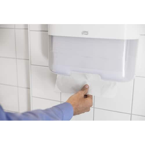 Tork Handtuchspender Zickzackfalzung, Mini Weiß, 29,1 x 33,2 x 13,5 cm Artikelbild Secondary1 L