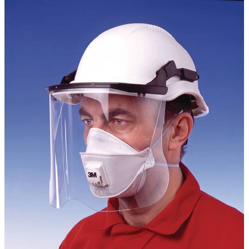 3M™ Atemschutzmaske FFP2, mit Ausatemventil, weiß, 10 Stück pro Packung Artikelbild Secondary3 L