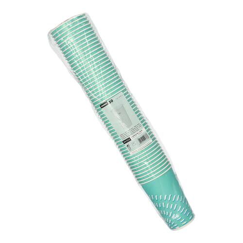 Drikkebeger papp 40cl turkis (50) produktbilde Secondary1 L