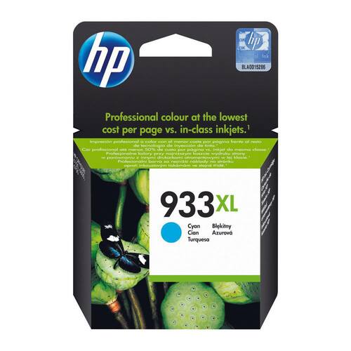 HP Original Tintenpatronen, HP 933 XL, CN054AE, Cyan Artikelbild Secondary2 L