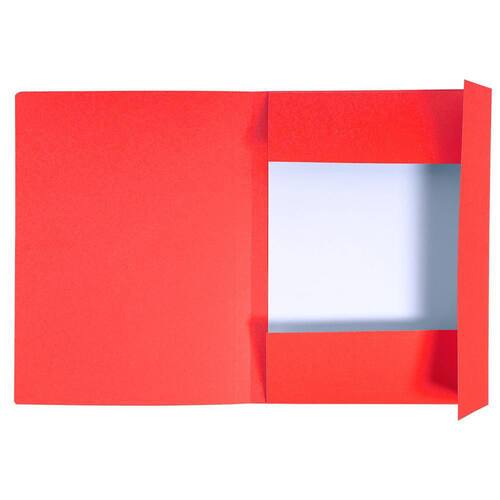 Exacompta Aktenmappe Forever, Flügelmappe, Sammelmappe, 3 Klappen, 240x320mm, rot, 50 Stück pro Packung Artikelbild Secondary1 L