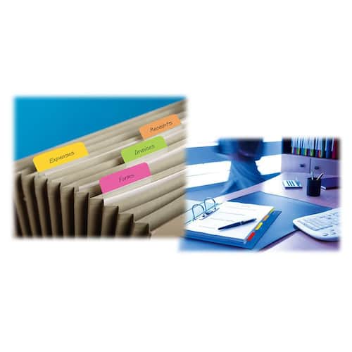Post-it® Index-Haftstreifen Strong - Rot, Blau, Gelb Artikelbild Secondary1 L