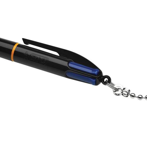 Skrankepenn BIC 1,0 blå med refill produktbilde Secondary2 L