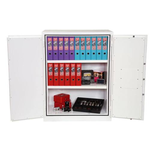 Phoenix Dokumentenschutztresor Fire Ranger, Elektronikschloss, 359 Liter, 106 kg, 1225x935x520mm, weiß, 1 Stück Artikelbild Secondary2 L