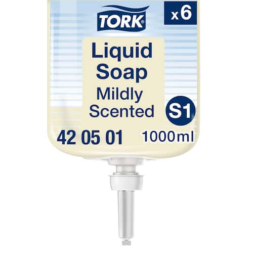 Tork Seifencreme Premium, Flüssigseife, Mild, Nachfüllung, parfümiert, 1 Liter, 1 Flasche Artikelbild Secondary14 L