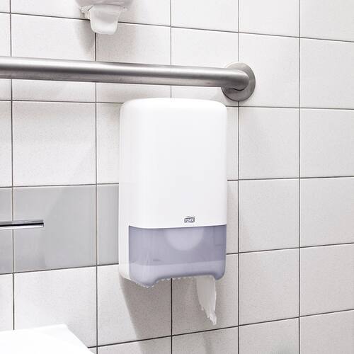 Tork Advanced Compact T6 Jumborolle Toilettenpapier, Klopapier, 2-lagig, weiß, 27 Rollen Artikelbild Secondary4 L