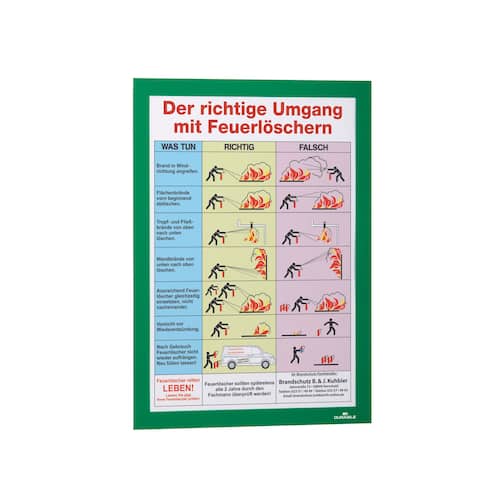 Durable Sichttasche DURAFRAME®, magnetisch, selbstklebend, PVC, A4, grün, 2 Stück Artikelbild Secondary2 L